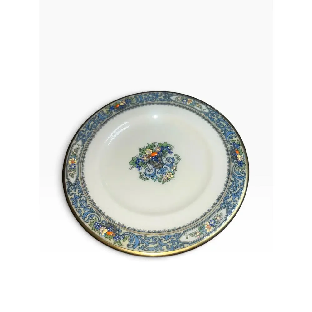 Lenox The Autumn collection bread plates lot of 4 bread plates. blue gold fall